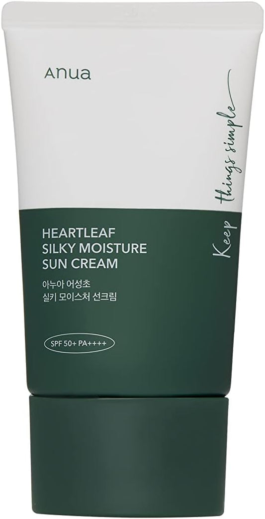 Anua Heartleaf Silky Moisture Sun Cream 50ml