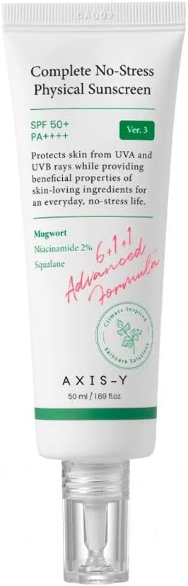AXIS-Y Complete No Stress Physical Sunscreen SPF50+ 50ml